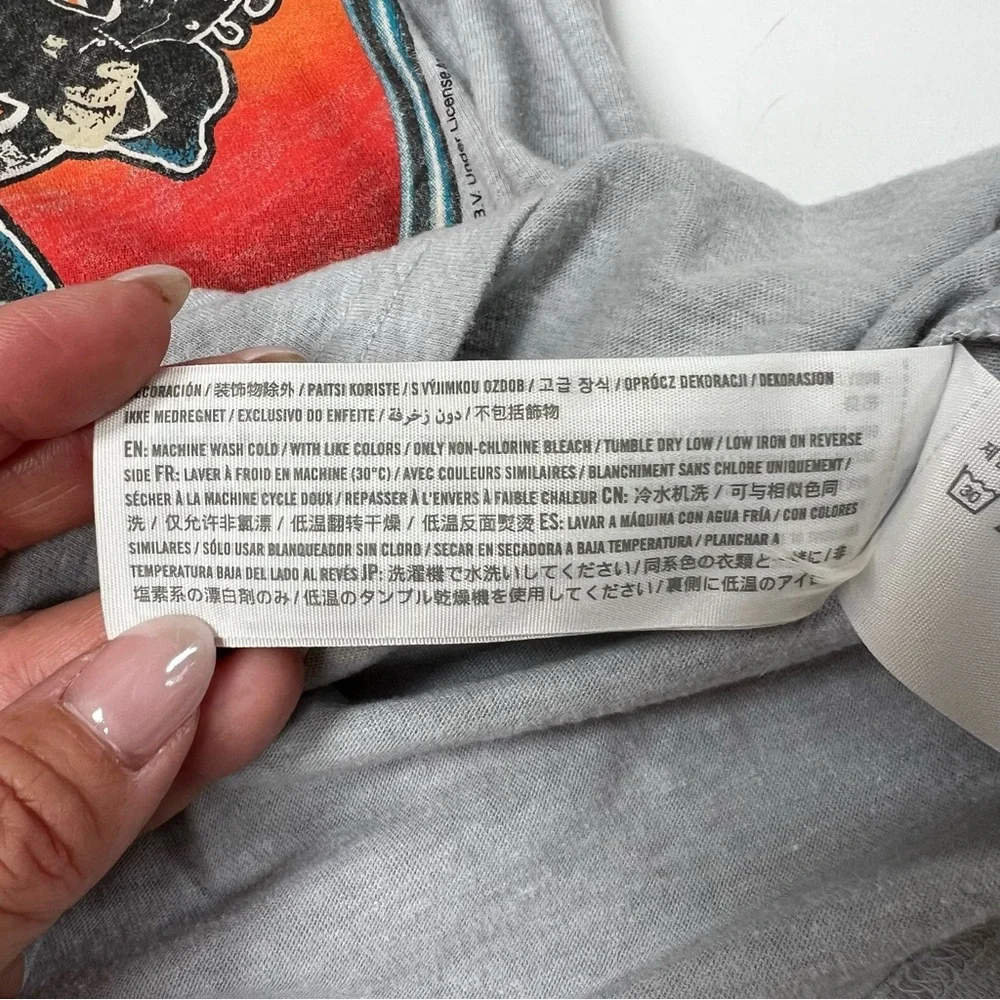 Abercrombie Kids Gray AC/DC World Tour Tee